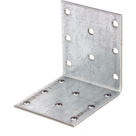 Équerre d’assemblage – en acier galvanisé Sendzimir 60 x 60 x 50 mm –Marque Alberts (1/2)