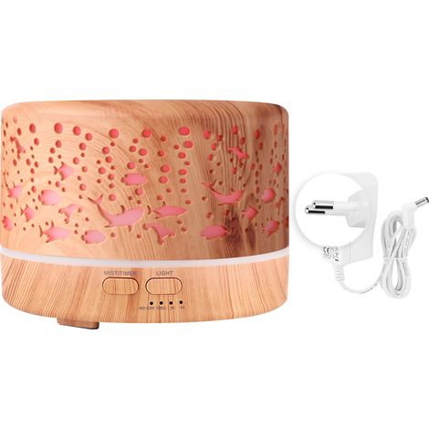 Diffuseur d'huiles essentielles ultrasonique, humidificateur d'aromathérapie à brume froide, prise UE 110240V (1/5)
