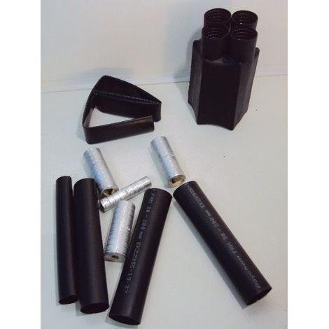 Trousse de 4 manchons + thermorétractables EJASE 240-95/70-70n (EDF 67 22 642) TYCO 710863-1