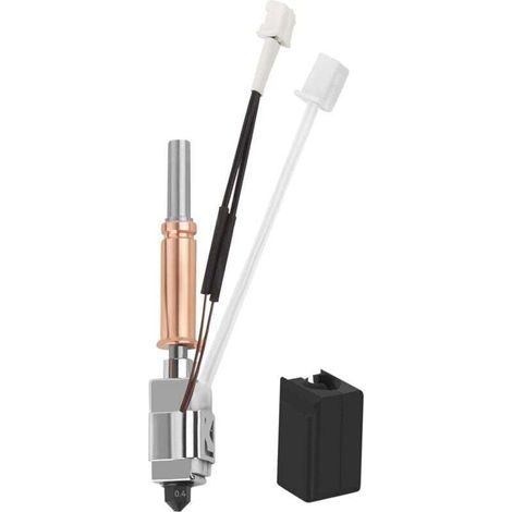 Aggiornamento Kobra 3 Hotend Ceramic High Temperature and Speed Chrome Plated Brass Heatbreak Heating Block Integrated Structure Compatibile con la stampante 3D ANYCUBIC Kobra 3/3 Combo -Crezuo