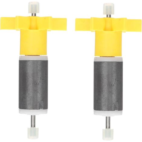 3 Ensembles Rotor D'arbre De Pompe À Eau Soupape Filtres De Spa Roue Avec Arbre Tuyau Distributeur De Ruban Adhésif Roue De Pompe De Bain À Remous Pot Trousse Aimant 2 Pièces x 3