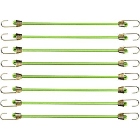 Stück 25 cm Spanngurte mit Haken, kleine elastische Schnüre mit Haken, Mini-Universal-Gummi-Spanngurte, robuste Spanngurte zum Tragen von Campinggepäck, Planenzelt
