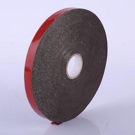 10 Rollen schwarzes, hitzebeständiges Schaumstoffband, 10 mm breit und 10 Meter lang, für Gewächshausbögen. (1/4)