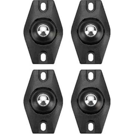 Mini-Lenkrollen zum Selbstkleben für Möbel – 20er-Pack vielseitige Räder aus robustem Kunststoff, Ø 25 mm