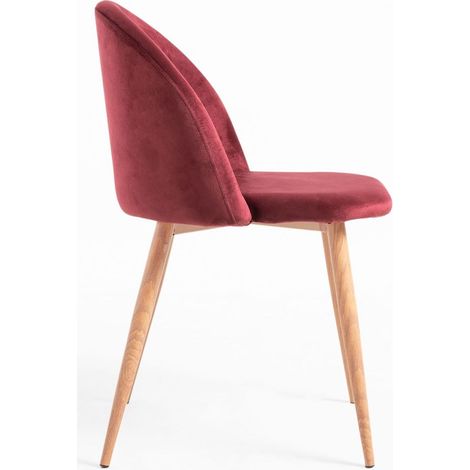 Packs Sillas Comedor - Pack 4 Sillas Vint Terciopelo - Fucsia