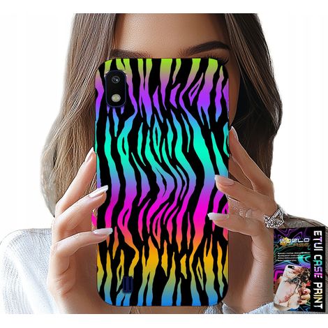 Funda para Samsung A10 - Funda con estampados abstractos y coloridos + lámina (1/5)