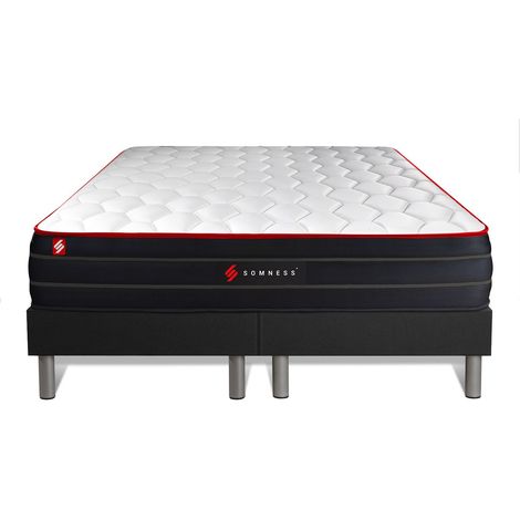 Matratzen- und Lattenrost-Set 2x80x200 cm - Boost