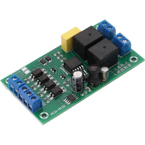 Motoransteuerplatine CW CCW Drehregler Steuermodul Weitbereichsspannung DC 6–40 V P1 Momentan hoch