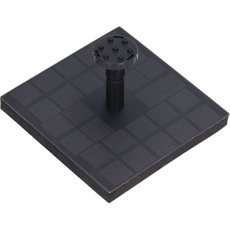 Solar-Wasserpumpe aus monokristallinem Silizium, quadratisch, schwimmend, für Gartenbrunnen, 7 V, 1,4 W (1/5)