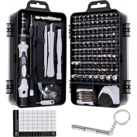 Präzisions-Schraubendreher-Set, Werkzeugset mit Torx T2 T3 T4 T5 T6 T8 T9 T10, Etoile P2 P5, Triwing Y000 usw. für iPhone, MacBook, Switch, PS4, Smartphone, Laptop, PC, Brille, Uhr usw. .