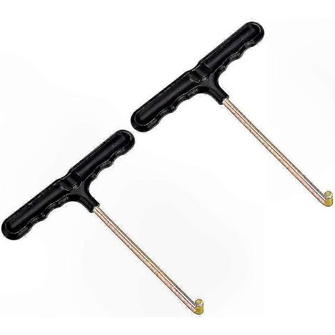 Deux ressorts en T de 13 cm, pièces de rechange compatibles avec les trampolines ronds. (1/5)