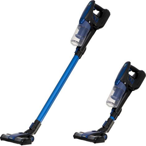 Adler AD 7043 Aspiradora Escoba y Mano, sin Cable Potente, Batería 2200 mAh, Ciclónica,  Autonomía 28 Min.  Azul