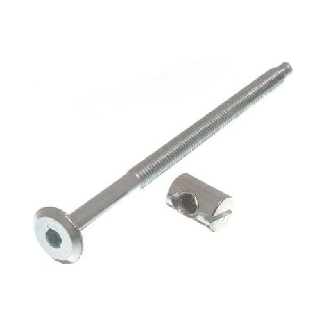 Écrous à barillet 48 x 14 mm et boulons M100 mm – Kit d'assemblage pour lit de bébé (1/2)