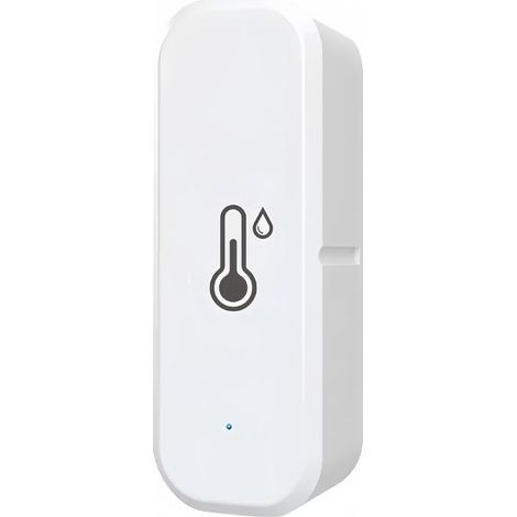 Kabelloses Thermometer und Hygrometer 4er-Pack – Intelligentes WLAN-Temperatur- und Feuchtigkeitsmessgerät mit App, Benachrichtigungen und Fernüberwachung (weiß) (1/4)