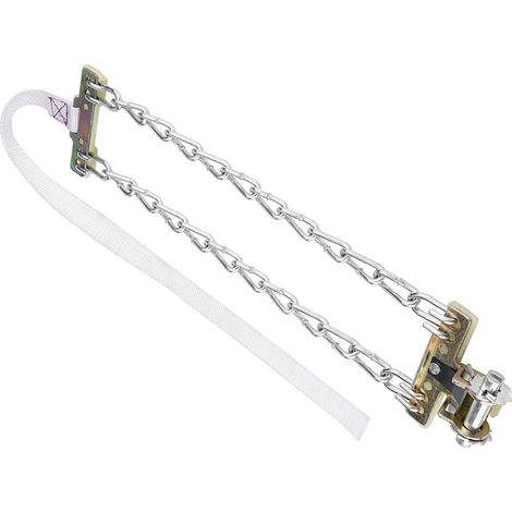 Rutschfeste Schneekette aus Stahl für Reifen mit 235–285 mm Durchmesser, Sicherheitsstreifen für Pkw, Lkw und SUVs, für optimalen Halt auf Schnee und Matsch (1/5)