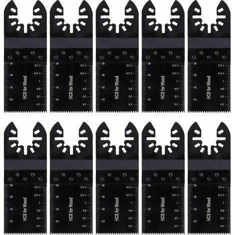 Sägeblätter-Set für Multifunktionswerkzeuge, Universal-Sägeblätter, kompatibel mit Milwaukee, Bosch, Fein, Multimaster, 10er-Pack (1/5)