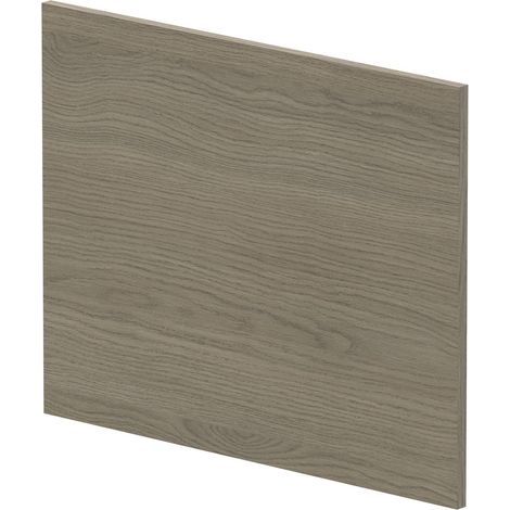 700mm Square MFC Reversible Shower Bath - Woodgrain Solace Oak