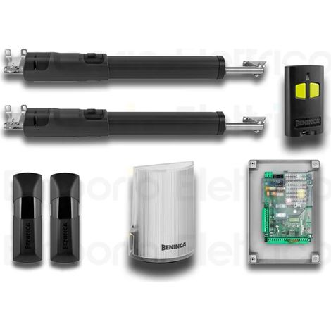 beninca kit d'automatisation pour portails battants 24V ktom4024e 959003366