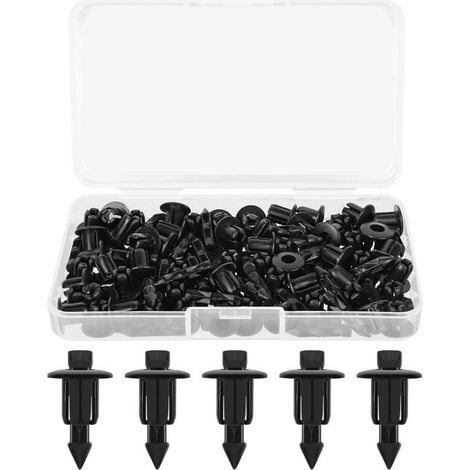 60 Stück Kunststoffnieten 6mm für Auto Stoßstange Verkleidung Motorhaube (1/5)