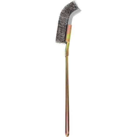 Brosse Métallique à Manche Long Ergonomique Acier Inoxydable pour Nettoyage Cuisine et Extérieur Brosse Fil Acier Résistante pour Élimination Rouille et Tâches Difficiles (1/5)