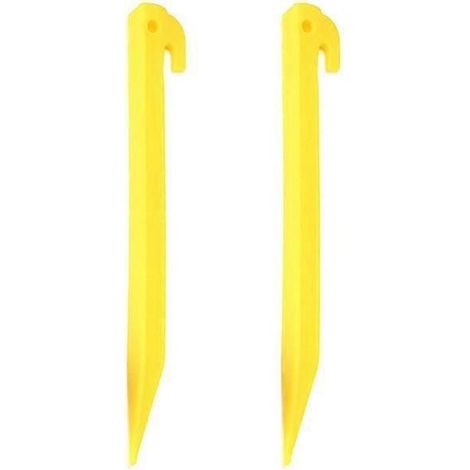 Auvent de plage ultraléger en plastique de 7,5 pouces avec piquets - Accessoires de plage (1/5)