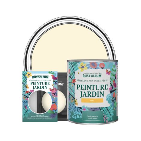 Peinture Jardin, Finition Mat - Crème Fouettée (1/3)