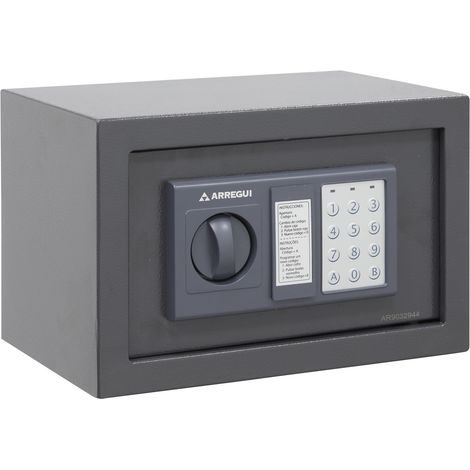 Caja Fuerte Seguridad Sobreponer Electrica 200X310X200 Mm Class Arregui