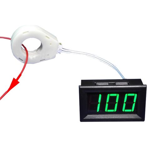 Voltmètre ampèremètre numérique DC120 V 50-400 A testeur de courant 3 bits coloré panneau d'affichage LED (1/5)