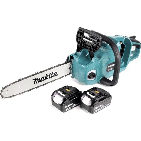 Makita DUC 353 M2 Motosierra sin cable 36V ( 2x18V ) Brushless 35 cm + 2x 4.0 Ah batería - sin cargador
