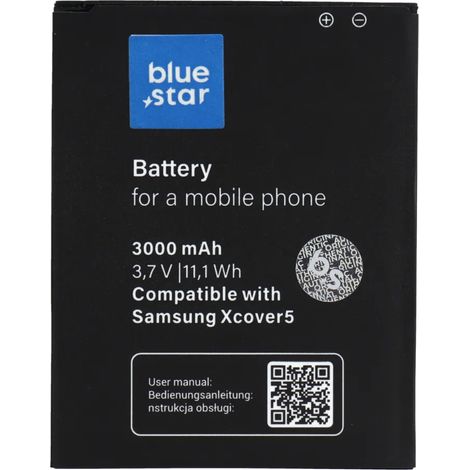 Akku kompatibel mit Samsung Xcover 5, 3000 mAh, Lithium-Ionen Premium Akku (1/3)