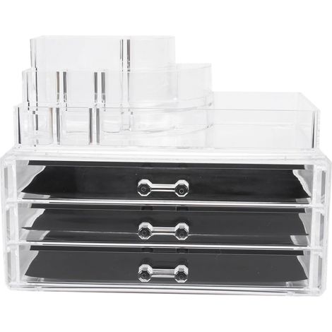 Boîte de rangement à tiroirs multicouches, organisateur cosmétique, grand organisateur d'accessoires et la coiffeuse (1/5)