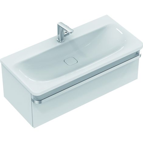 Ideal Standard R4304FA TONIC II mobile sottolavabo 100 x 44 x 35 cm con un cassetto a chiusura rallentata, finitura grigio chiaro laccato lucido | Prezzi e offerte su Tavolla.com (1/5)
