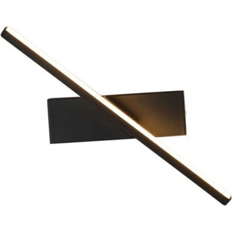 Applique murale rotative pour chambre à coucher, coque en fer, Surface de cuisson à haute température, lampe de chevet Anti-Corrosion pour la maison, lumière blanche et noire (1/5)