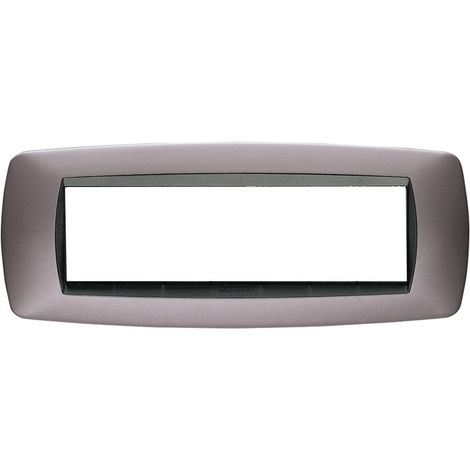 Placca 7 Posti Bronzo Opaco Modo (Master Cod. 39Tc557)
