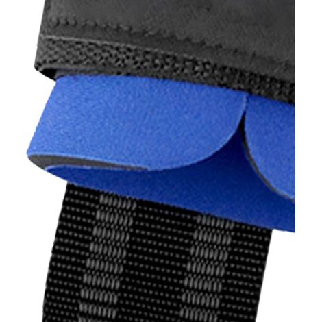 1 Paar dicke, rutschfeste Armbänder zur Unterstützung von Kreuzgewichten im Fitnessstudio, Einheitsgröße, blau. (1/5)