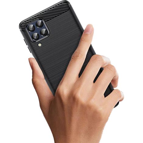 Étui pour Samsung Galaxy M53 5G, Karbon, noir (1/5)