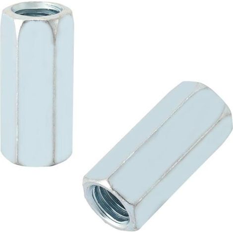 écrous longs 5 pièces M12 40 écrou à tige longue, manchon Hexagonal, attaches filetées bricolage boulon Côté opposé 15