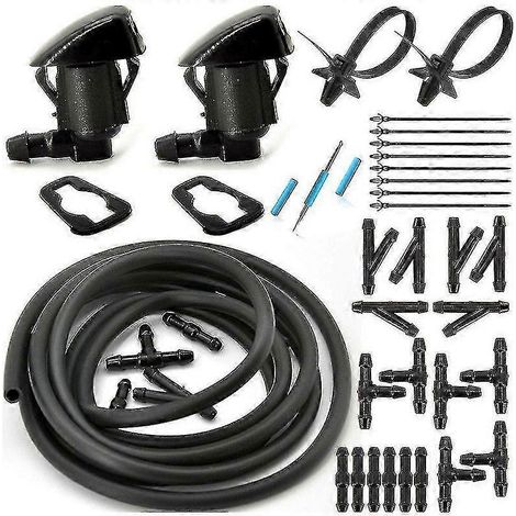 Scheibenwaschdüsen-Set (2 Düsen) für Jeep Grand Cherokee (2005–2016), Chevy Malibu (2005–2013), Pontiac G6 (2005–2010) – 36-teilig – Gelenk
