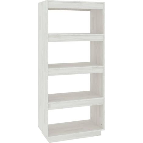 Maison Exclusive - Estantería/divisor de espacios madera pino bla (1/5)