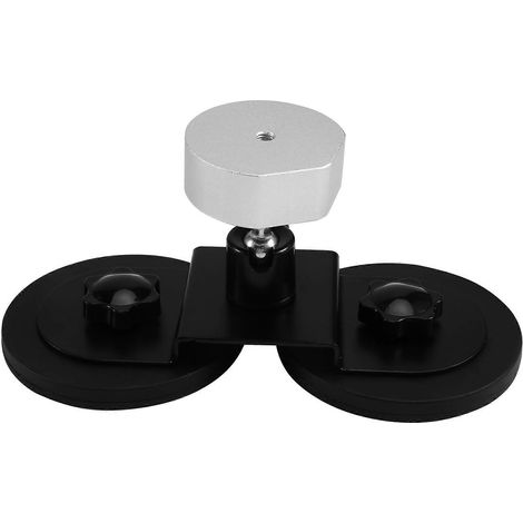 Support d'antenne magnétique miniature pour toit, angle réglable, compatible avec les voitures, les camping-cars et les camions, argent. (1/5)