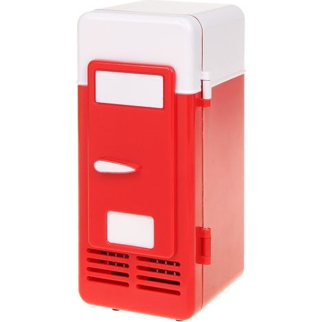 Piccolo frigorifero USB, refrigeratore/scalda bevande, minibar per bambini, frigorifero per laptop, PC desktop (1/5)
