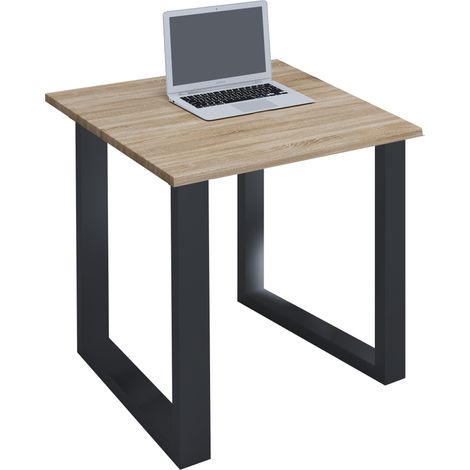 Tavolo da ufficio da scrivania in legno Lona U Alu 76x80x80 - VCM