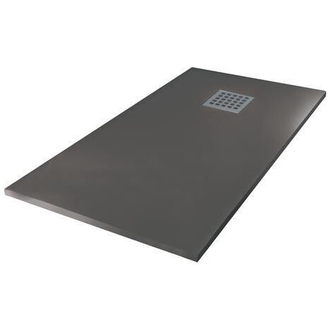 Receveur de Douche Résine de Synthèse mina gris anthracite 70x180 - Elmer
