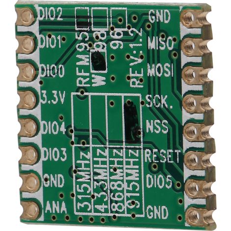 Module émetteur-récepteur sans fil RFM96 RFM96W 433 MHz, composants électroniques LORA™ 20 dBm (1/5)