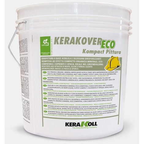 KERAKOLL 31455 KERAKOVER KOMPACT PITTURA BLANCO 4 l - ref: K31455