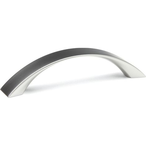 Pelena 128 Möbelgriff aus mattem Chrom + Schrauben SANS MARQUE