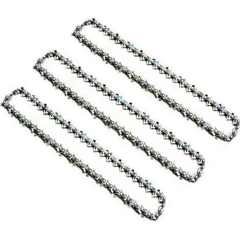 Paquet De 3 Chaînes De Tronçonneuse 20 Pouces Angle Droit 325 063 38 Lames 76 Maillons Pour Scies À Huile (1/4)