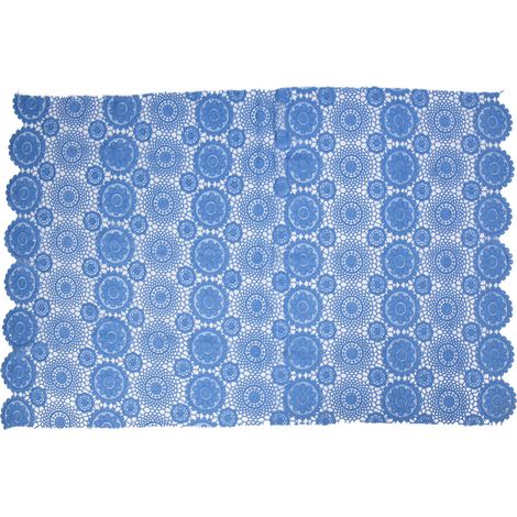 Couverture en dentelle pour nouveau-né avec bandeau, accessoire photo pour bébé (bleu) (1/5)