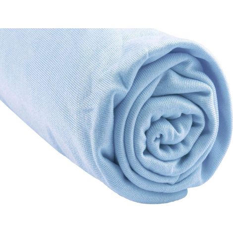 Drap Housse 90x140 cm Lit Enfant Evolutif Lit Junior Extensible Bambou Hypoallergénique Ciel Sommeil sain Fabriqué en Europe (1/5)