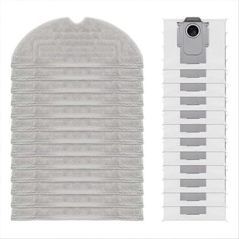 Lot de 12 sacs à poussière et 12 serpillères pour robots S7, S7+, S7 MaxV, S7 MaxV Plus (1/5)